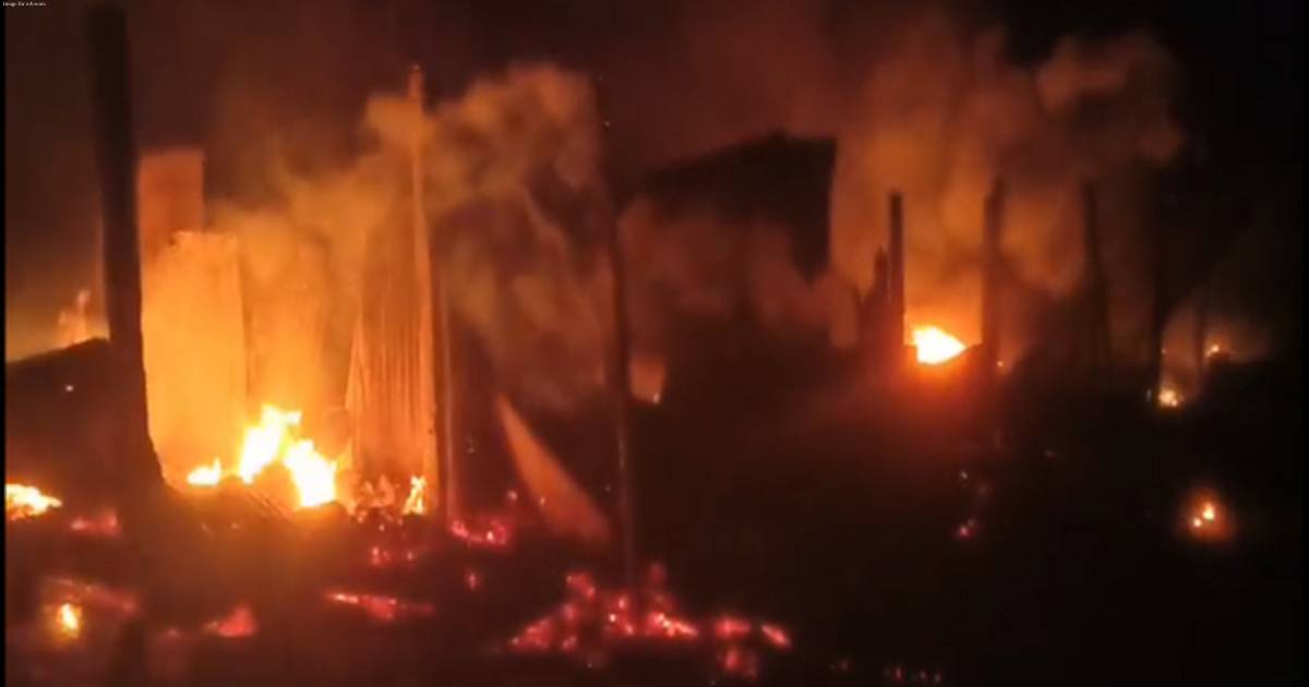 Massive fire at market in Assam's Nagaon, property worth lakhs gutted